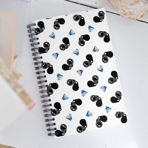 Loupes and Diamonds Spiral Notebook – Gemmology Pattern Journal