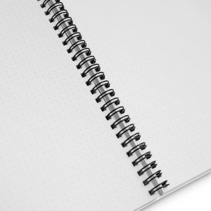 vvs diamond clarity diagram spiral notebook – Wear Your Clarity collection white dotted grid pages
