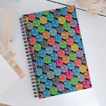 colourful periodic table spiral notebook science chemistry design